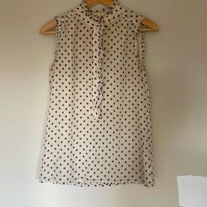 Sleeveless Chiffon top